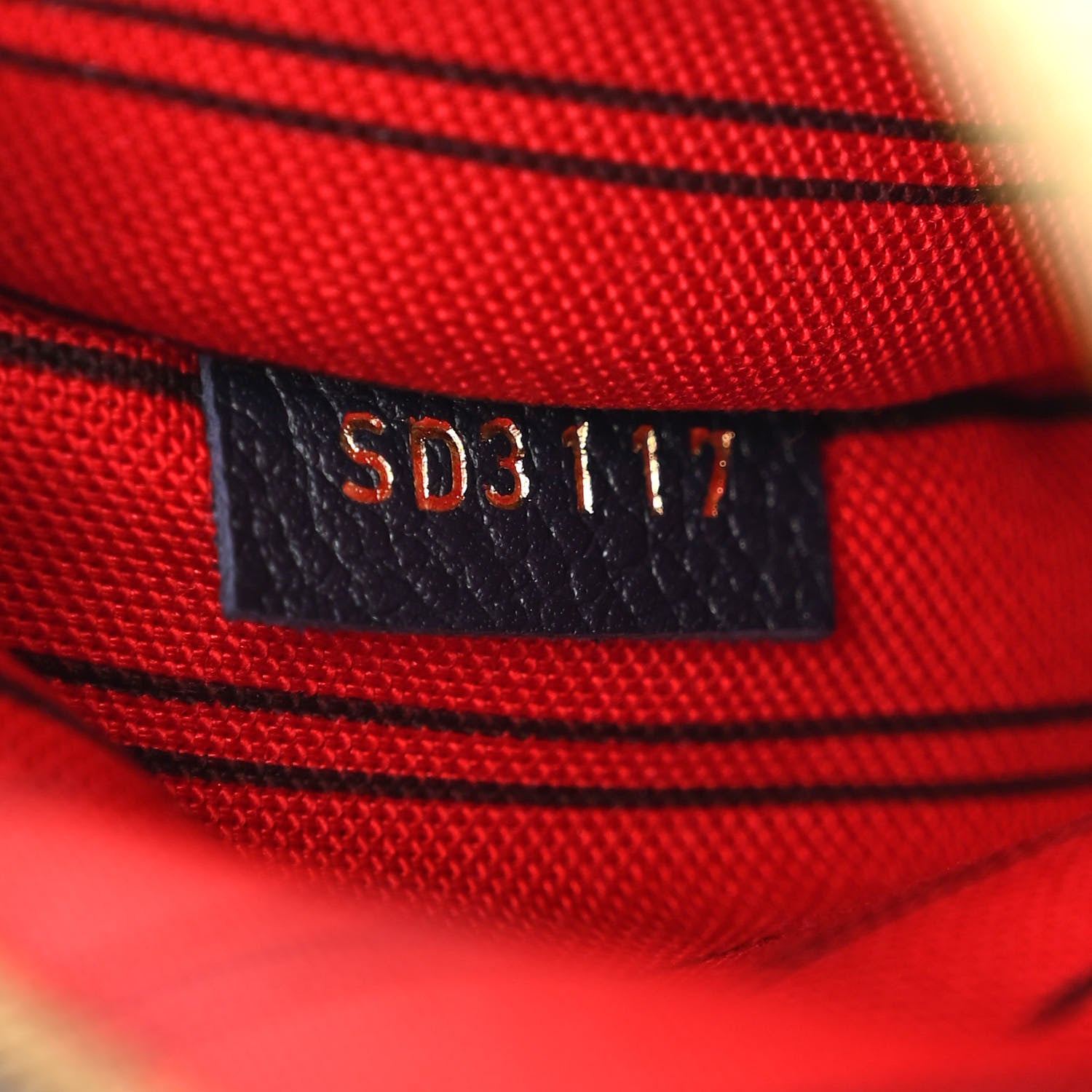 Louis Vuitton Empreinte Pochette Metis Marine Rouge 8 of 12