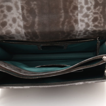 Bulgari Karung Serpenti Forever Medium Shoulder Bag Beige Brown 6 of 10