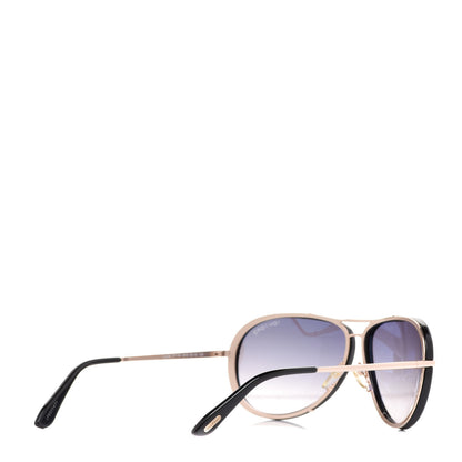 Tom Ford Cyrille Aviator Sunglasses TF109 Black 4 of 7