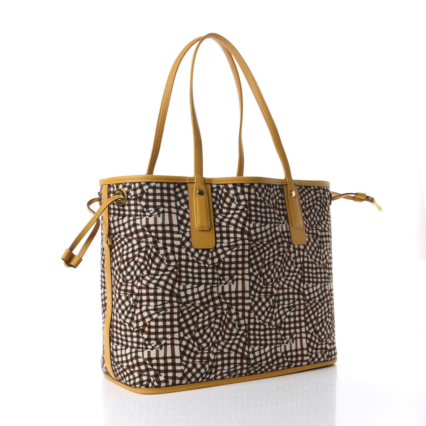 Visetos Medium Liz Reversible Shopper Tote Cognac Yellow