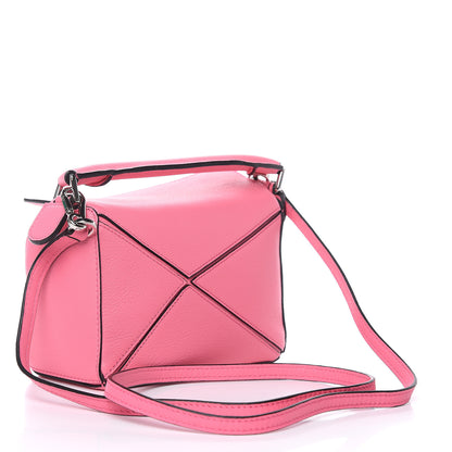 Loewe Calfskin Mini Puzzle Bag Wild Rose 3 of 10
