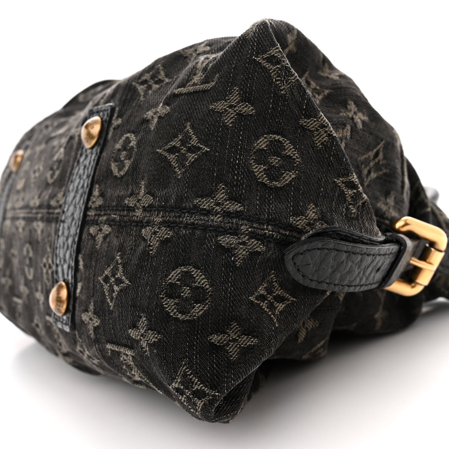 Louis Vuitton Denim Neo Cabby MM Black 9 of 22
