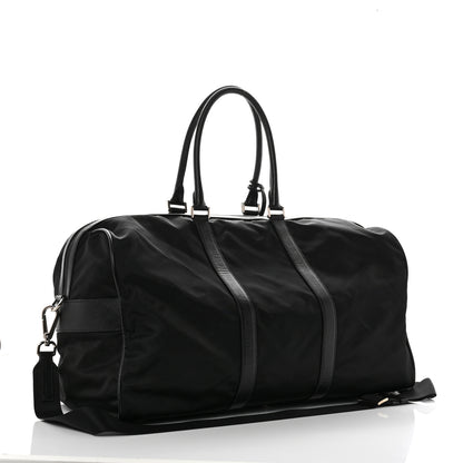 Prada Tessuto Nylon Saffiano Viaggio Duffle Black 3 of 10