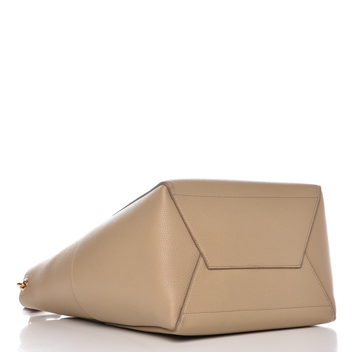 Celine Soft Grained Calfskin Sangle Bucket Bag Dune 4 of 12