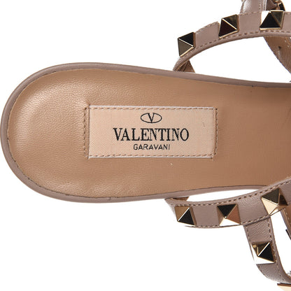 Valentino Garavani Patent Nappa Rockstud Ankle Strap 65mm Pumps 37 Black Poudre 7 of 8