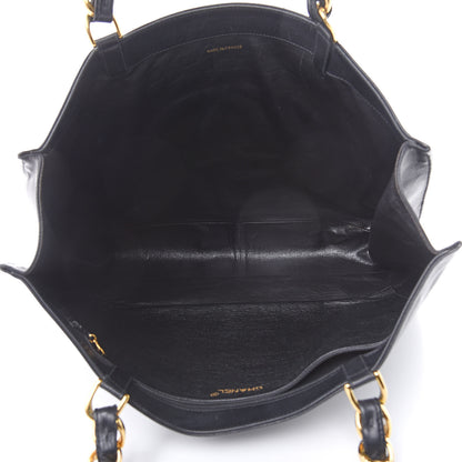 Chanel Lambskin CC Tote Black 5 of 14