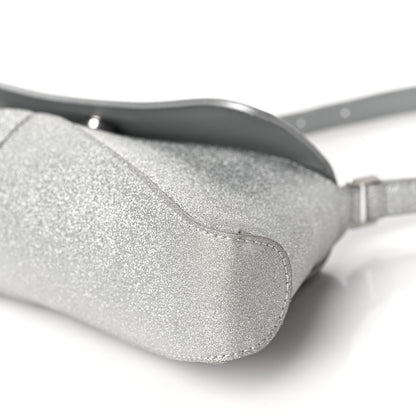 Balenciaga Sparkling Fabric Small XX Flap Stretch Bag Silver 10 of 11