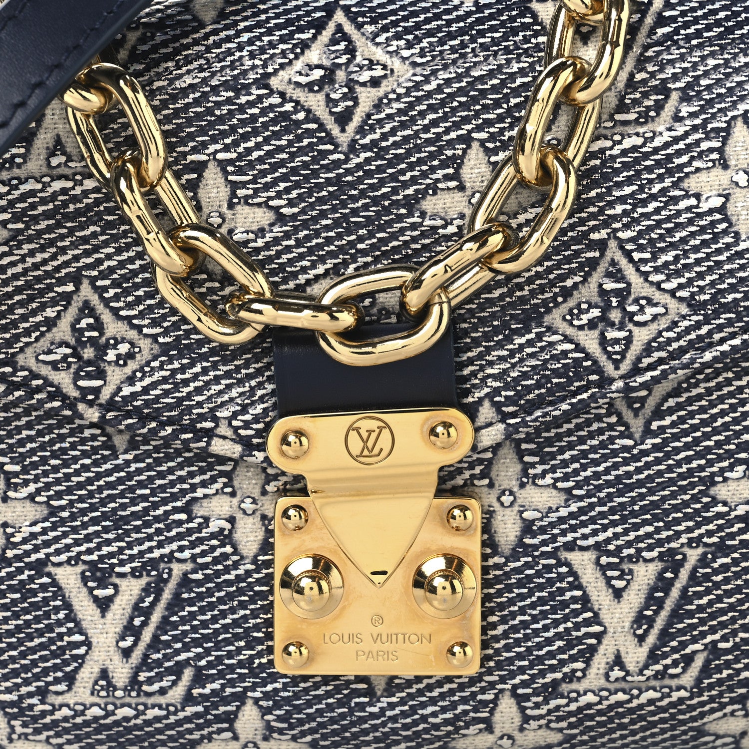 Louis Vuitton Monoglam Pochette Metis East West Blue 8 of 10