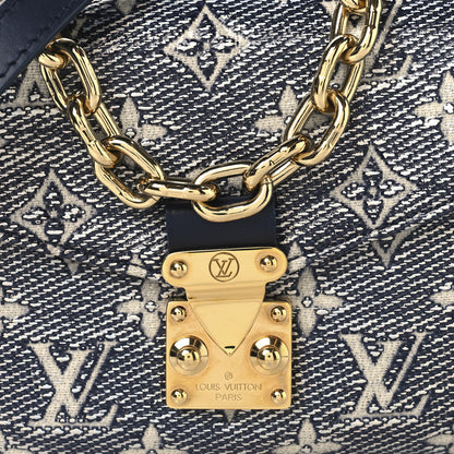 Louis Vuitton Monoglam Pochette Metis East West Blue 8 of 10