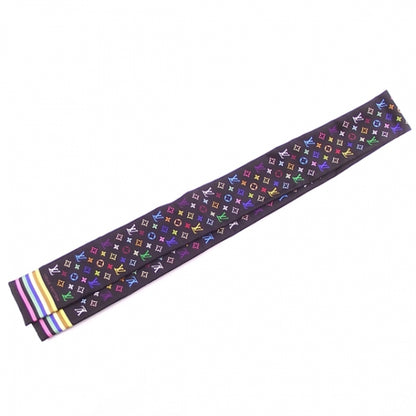 Louis Vuitton Silk Monogram Multicolor Bandeau Black 1 of 5