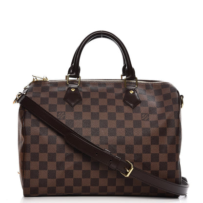 Louis Vuitton Damier Ebene Speedy Bandouliere 30 1 of 10