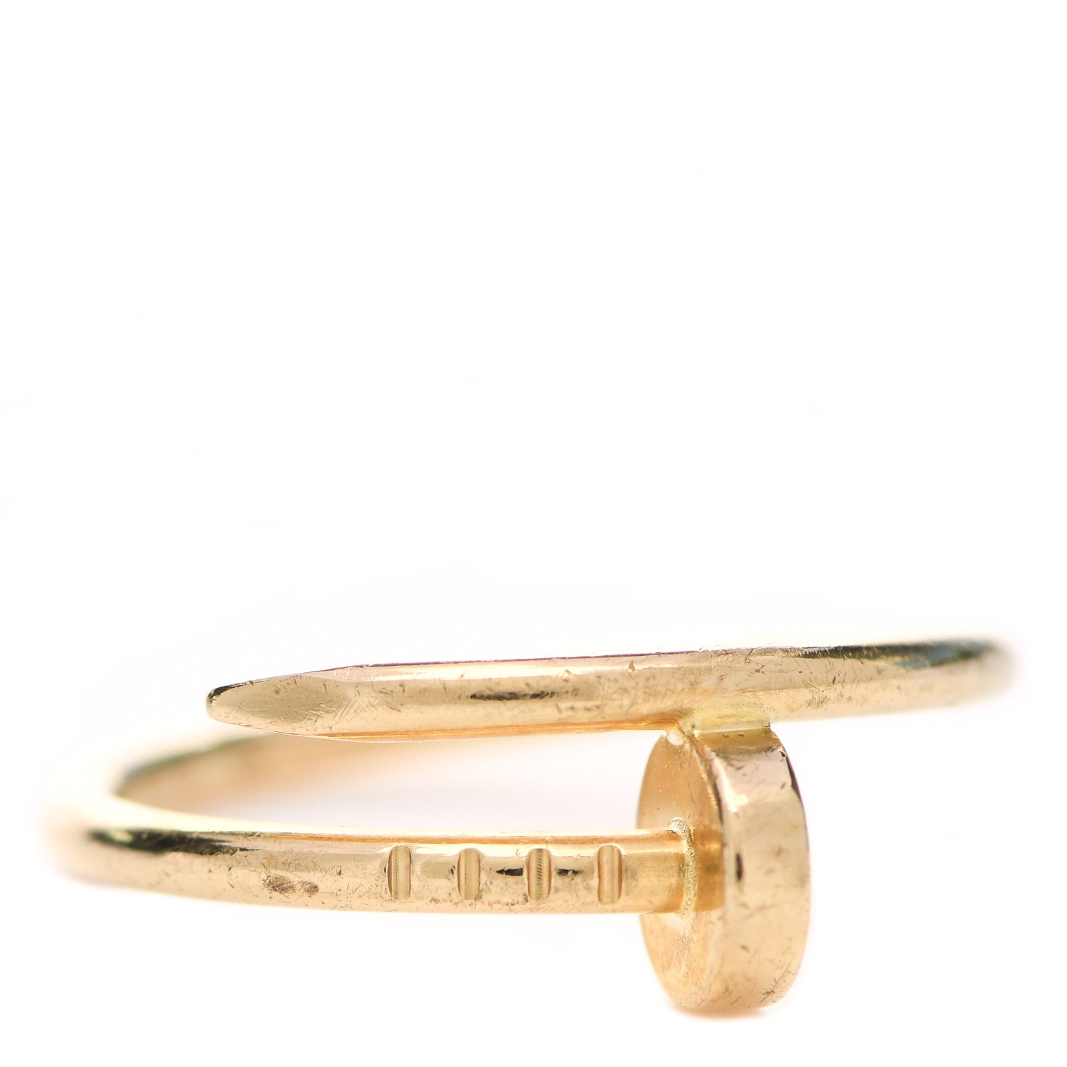 Cartier 18K Yellow Gold Small Juste Un Clou Ring 54 7 3 of 7