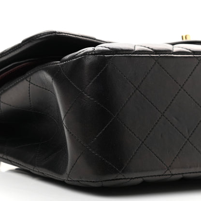 Chanel Lambskin Quilted Jumbo Double Flap Black 9 of 10