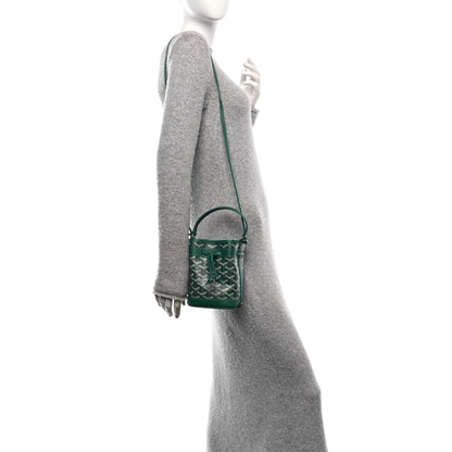 Goyard Goyardine Petit Flot Mini Bucket Bag Green 2 of 10