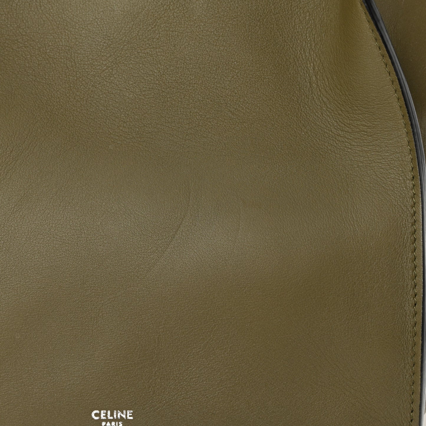 Smooth Calfskin Small Big Bag Army Green