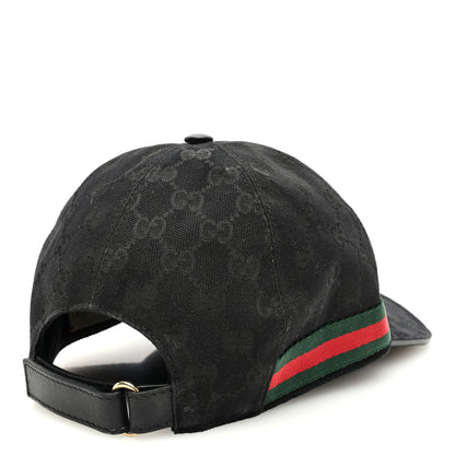 Gucci Monogram Web Baseball Hat XXL Black 3 of 9