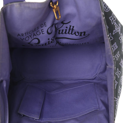 Louis Vuitton Cabas Ipanema PM Navy 6 of 15