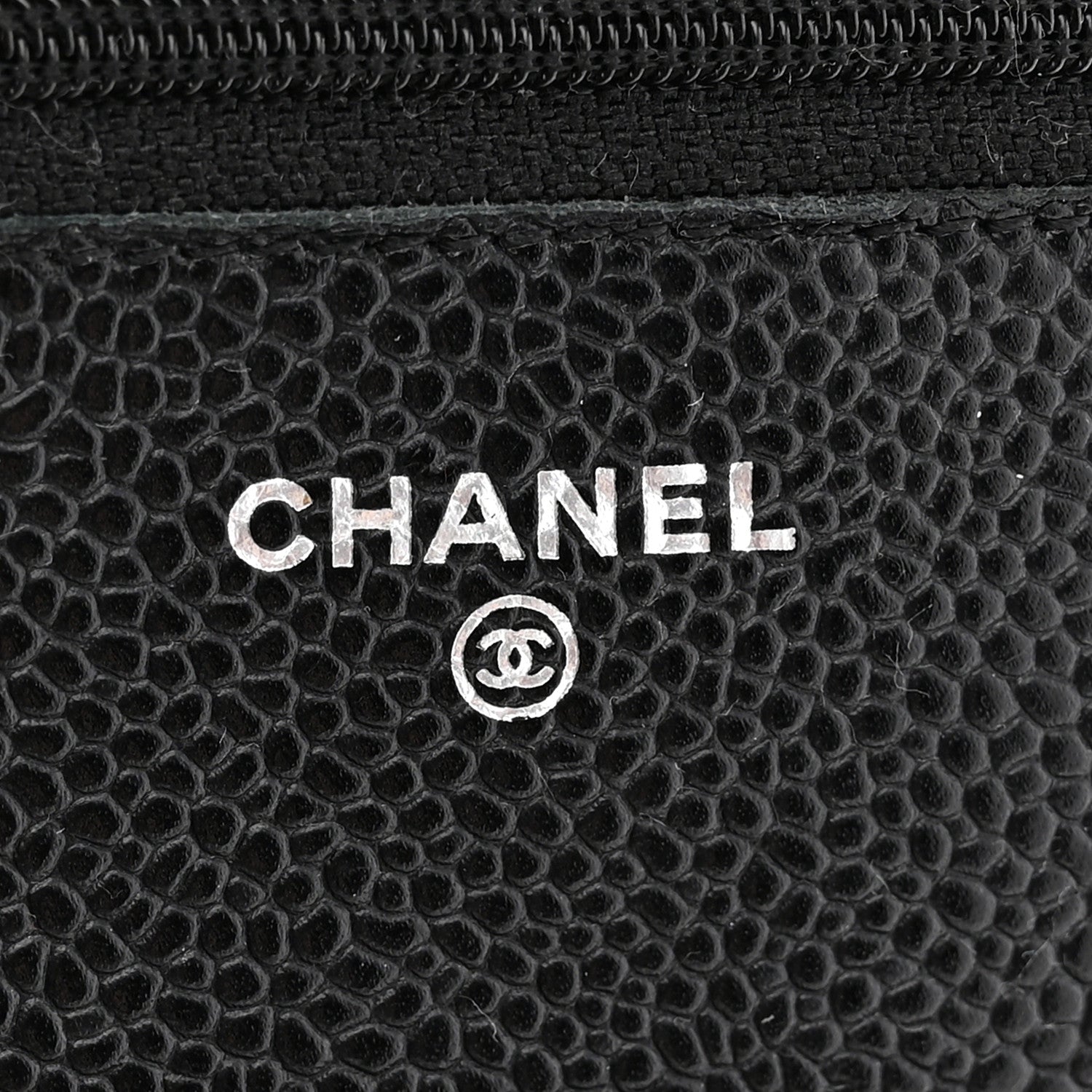 Chanel Caviar Quilted Wallet on Chain WOC Black 6 of 11