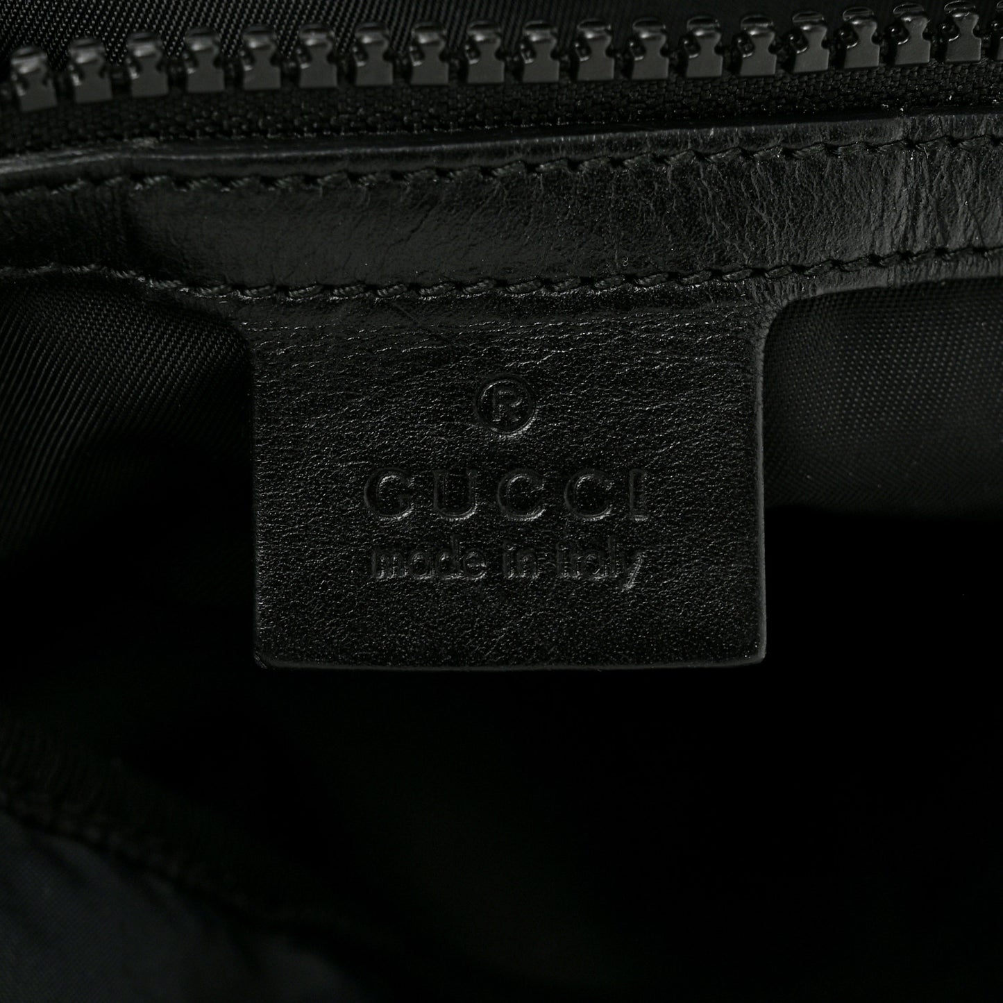 Techno Canvas Web L'Aveugle Par Amour Embroidered Double Buckle Backpack Black