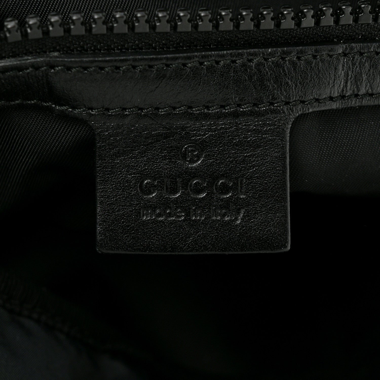 Gucci Techno Canvas Web L'Aveugle Par Amour Embroidered Double Buckle Backpack Black 6 of 10