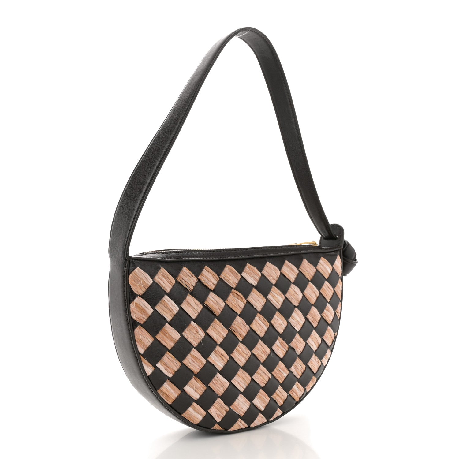 Bottega Veneta Nappa Raffia Intrecciato Sunrise Fondant Natural 3 of 10