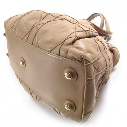 Christian Dior Lambskin Cannage Medium Le Trente Tote Beige 5 of 10