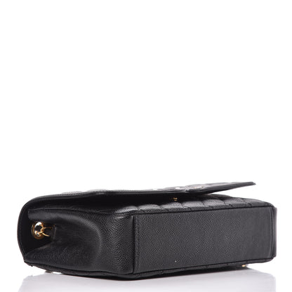 Chanel Caviar Quilted Medium CC Filigree Flap Black 4 of 11