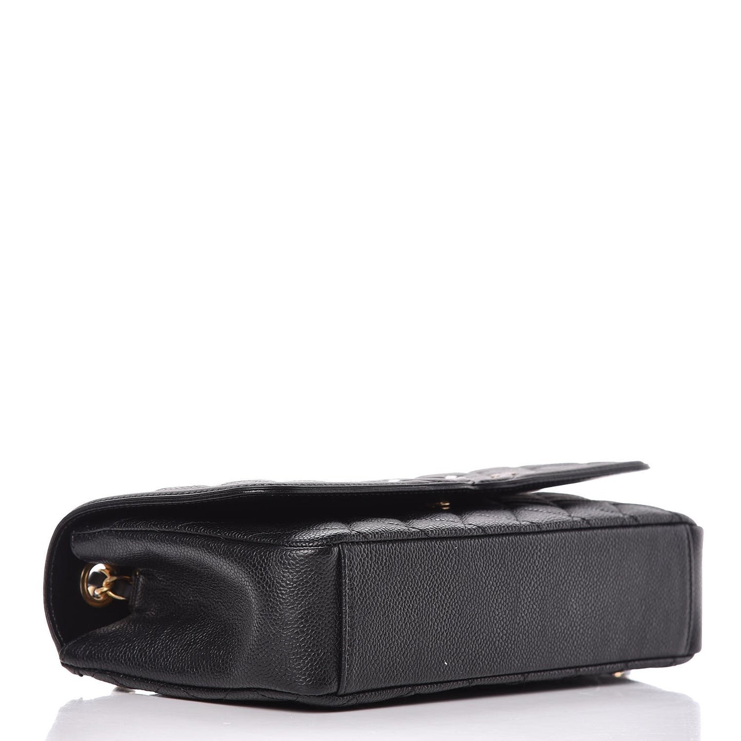 Caviar Quilted Medium CC Filigree Flap Black