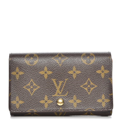 Louis Vuitton Monogram Porte-Monnaie Billets Tresor Wallet 1 of 8