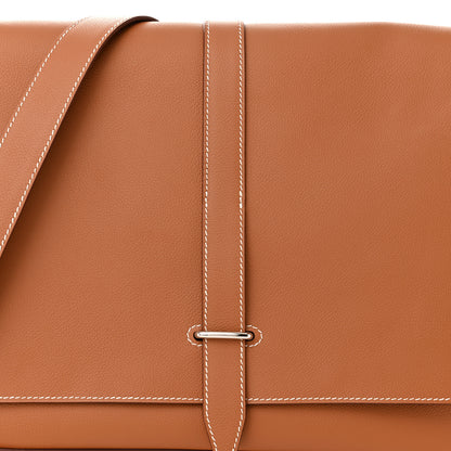 Hermes Togo Steve Light Messenger Gold 8 of 11