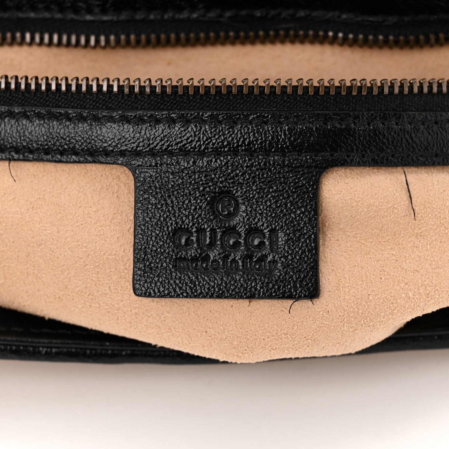 Gucci Vintage Effect Calfskin Matelasse Diagonal Small Torchon GG Marmont Shoulder Bag Cognac Black 6 of 11