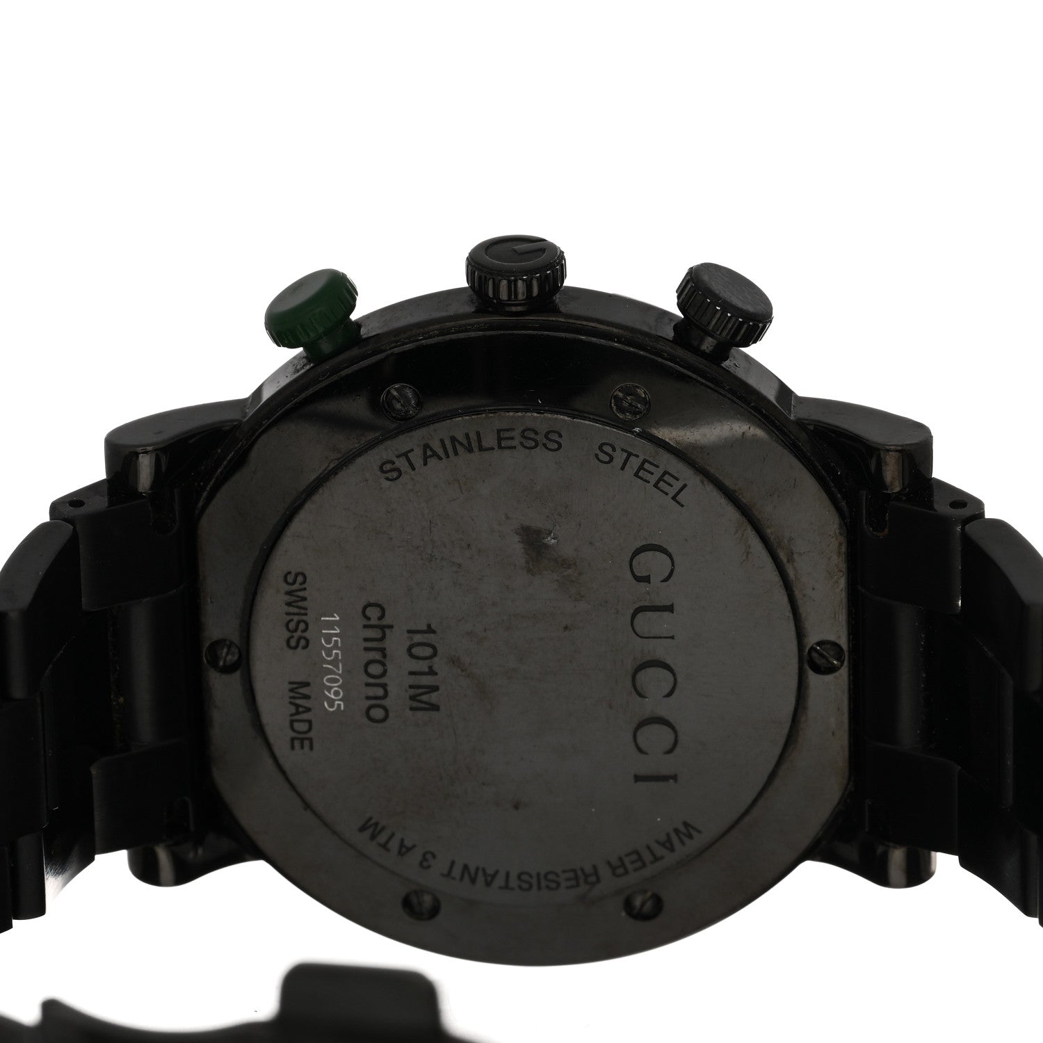 Gucci PVD Stainless Steel 44mm 101M G-Chrono Quartz Watch Black 4 of 4