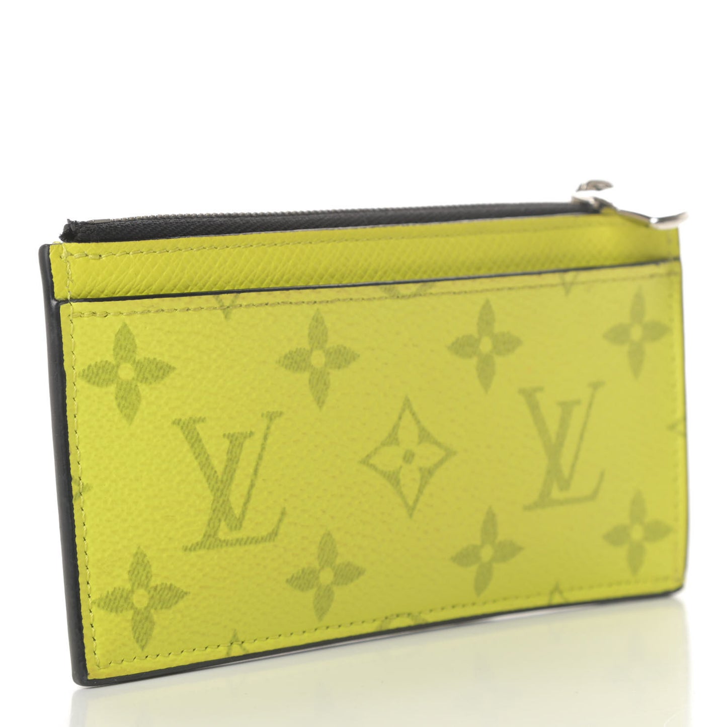 Monogram Taiga Coin Card Holder Yellow