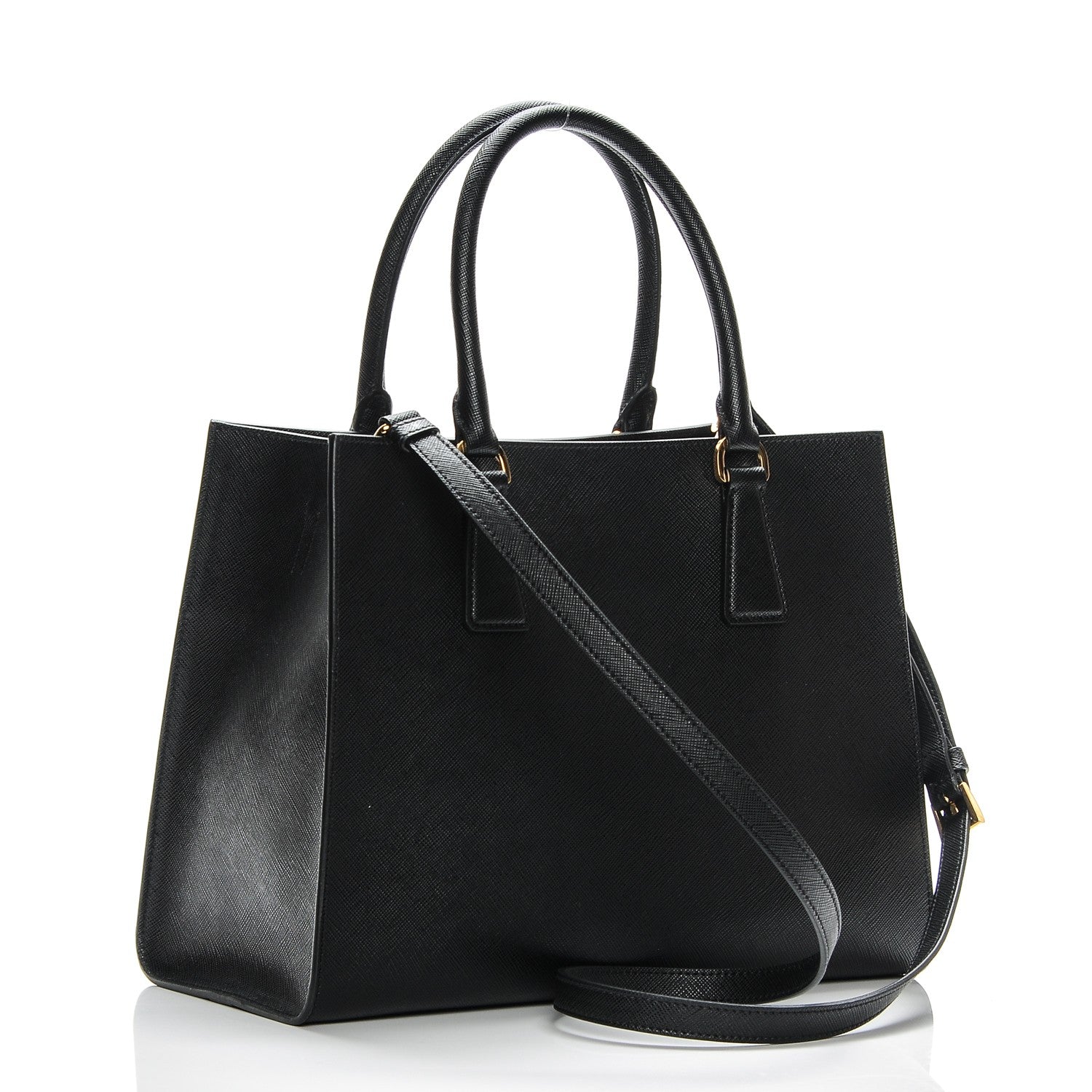 Prada Saffiano Tote Black 3 of 7