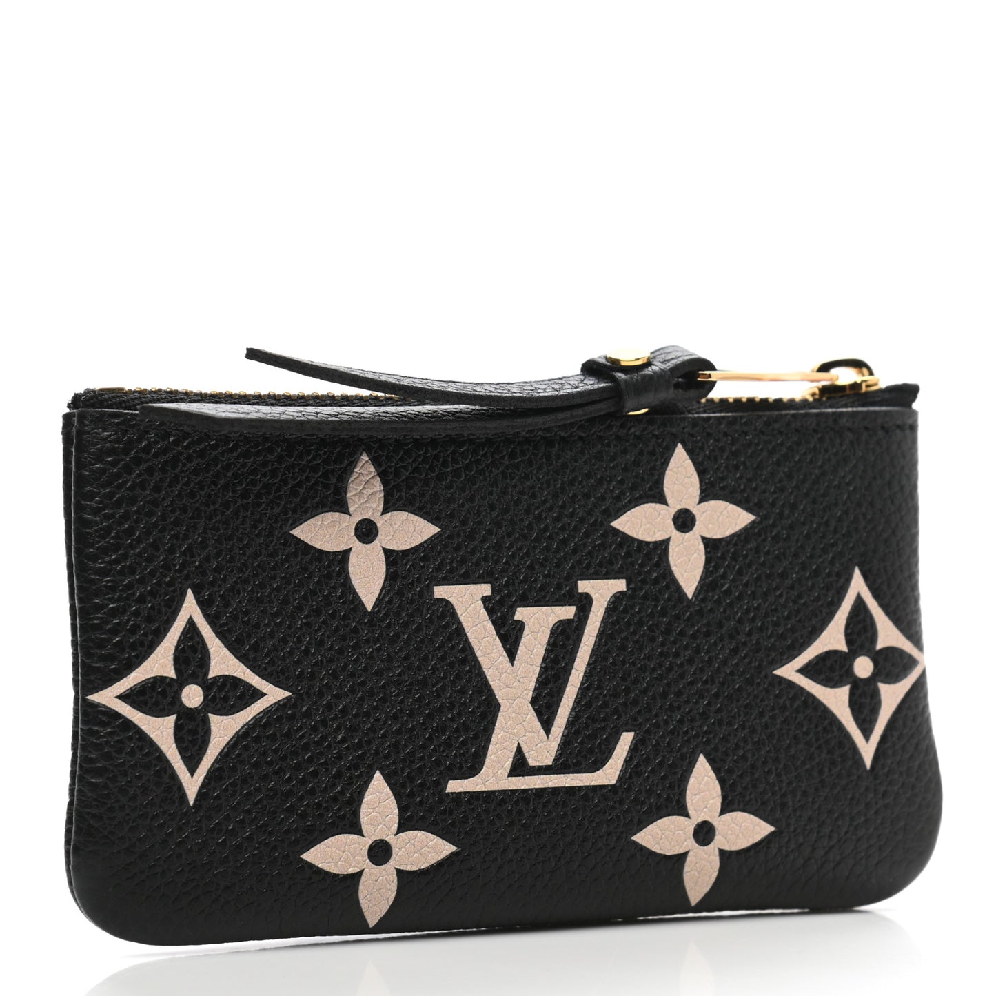 Empreinte Monogram Giant Key Pouch Black Beige