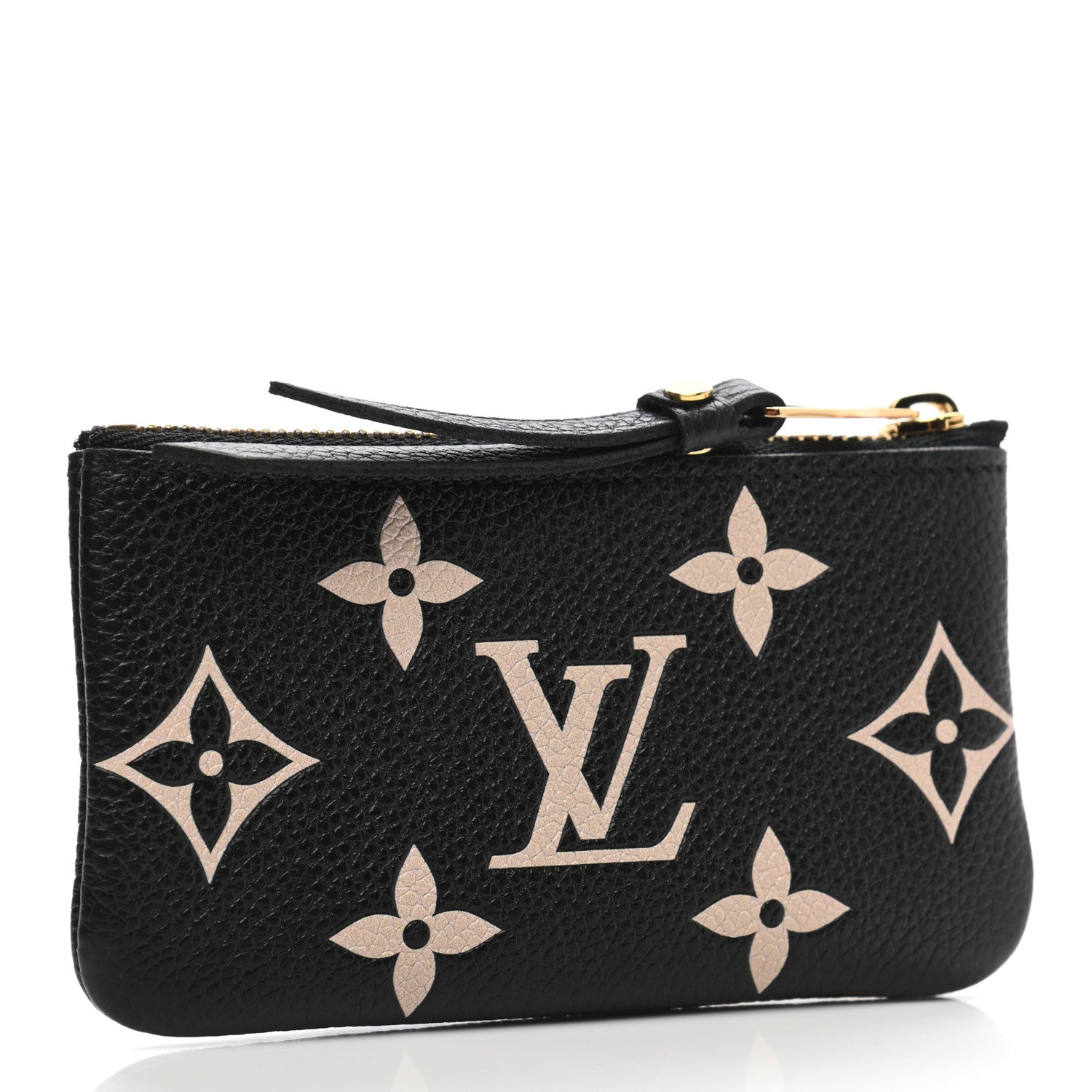 Louis Vuitton Empreinte Monogram Giant Key Pouch Black Beige 2 of 6