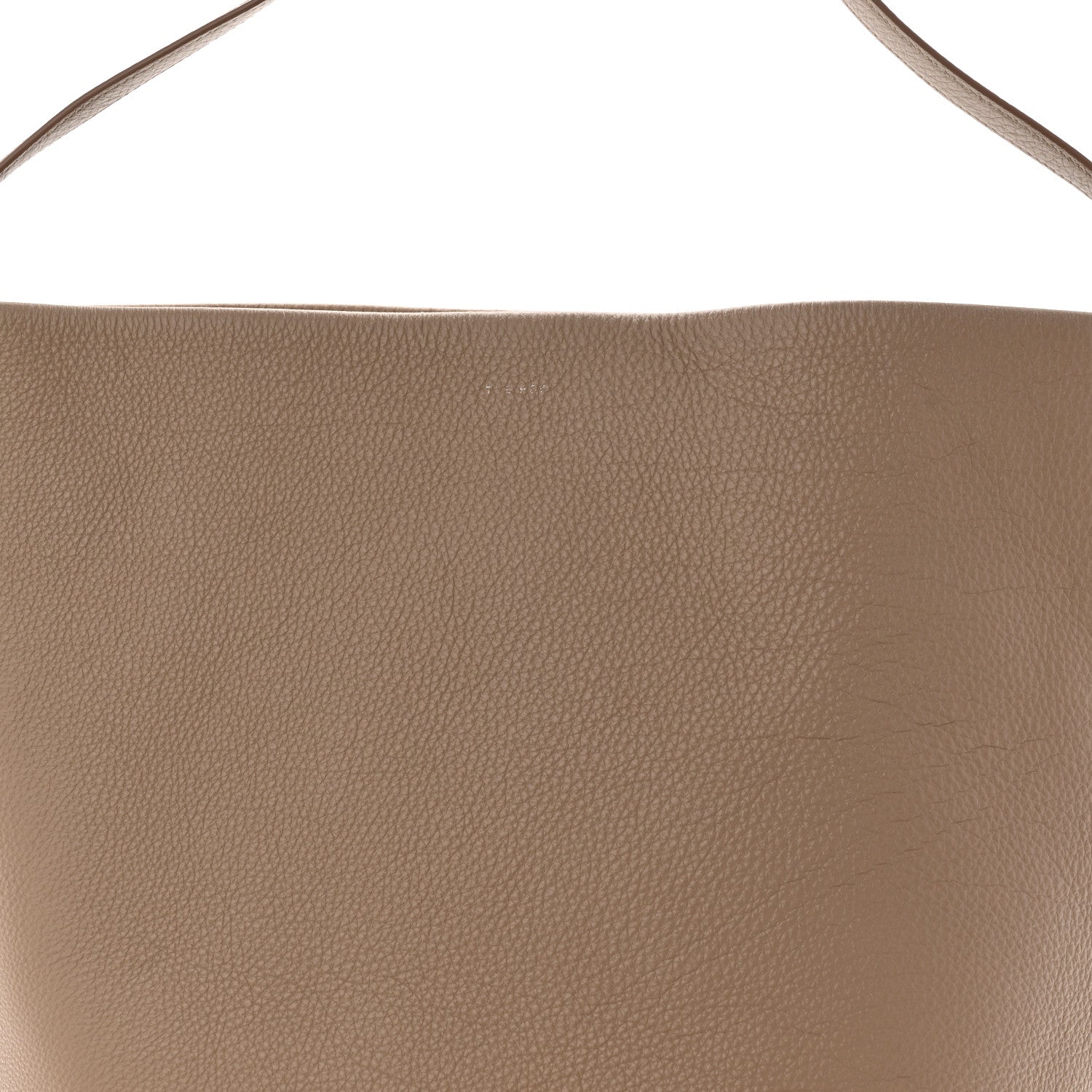 The Row Grained Calfskin Large N/S Park Tote Dark Taupe 7 of 9