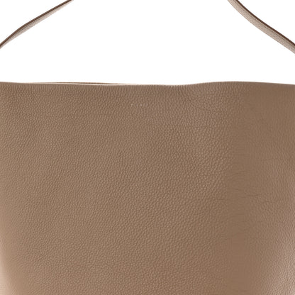 The Row Grained Calfskin Large N/S Park Tote Dark Taupe 7 of 9