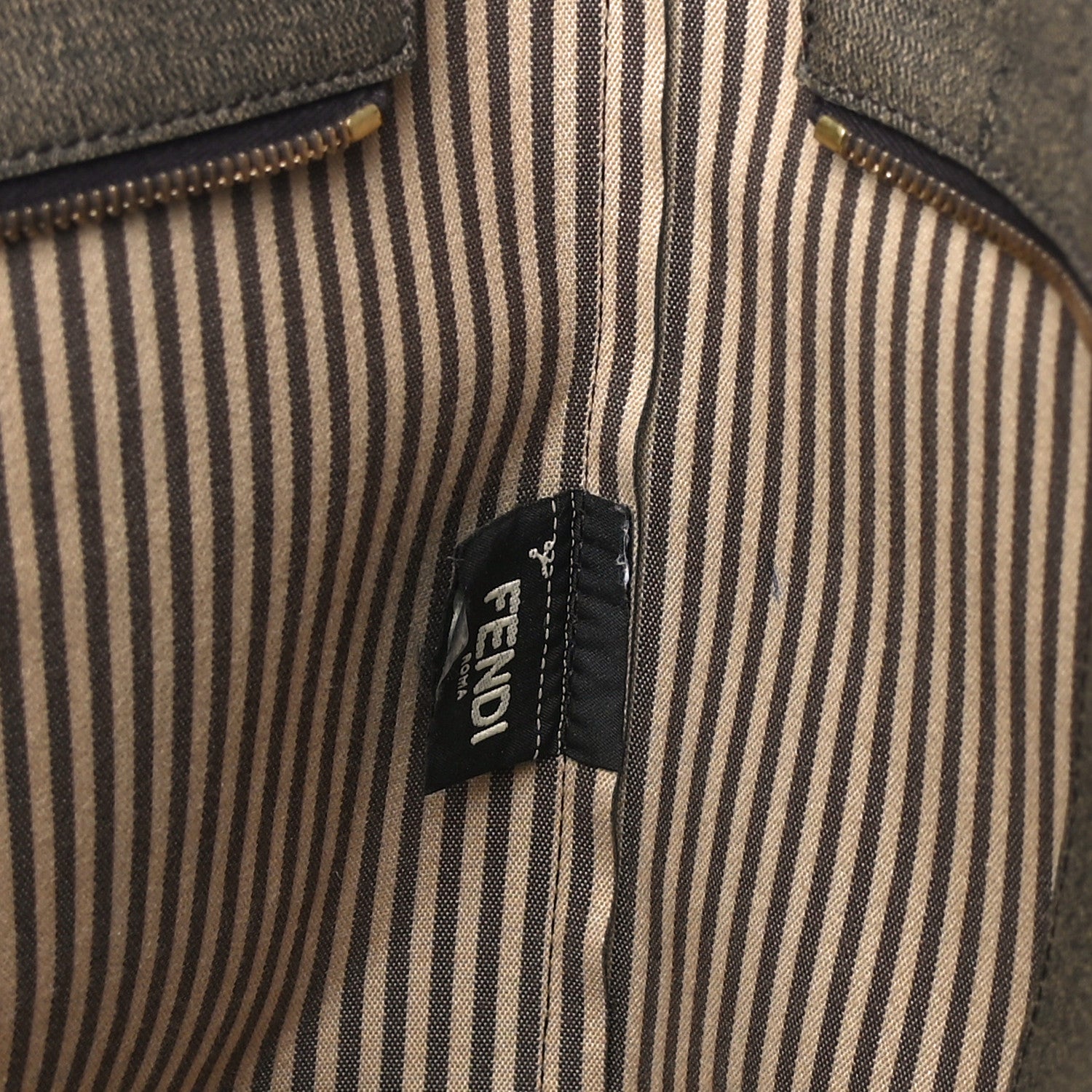 Fendi Zucca Spalmati Small Roll Tote Tobacco Moro 8 of 12
