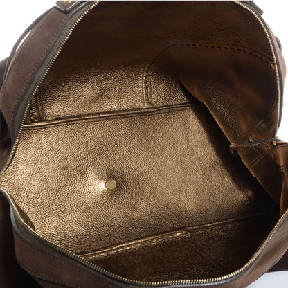 Saint Laurent Suede Muse Weekender Brown 6 of 9
