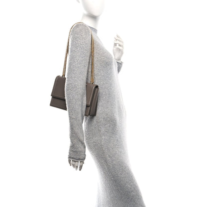 Salvatore Ferragamo Printed Calfskin Ginny Shoulder Bag Grey 2 of 11