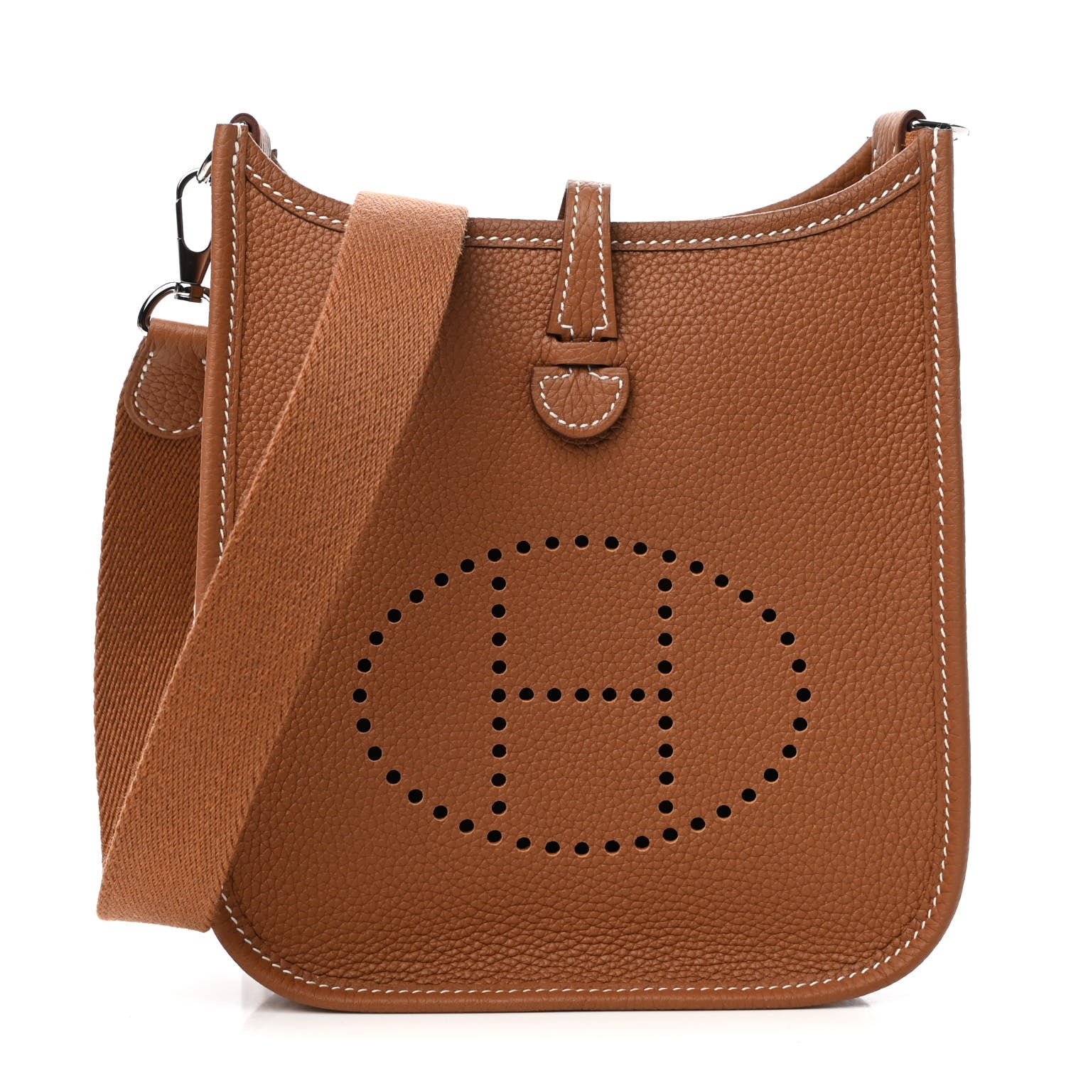 Hermes Taurillon Clemence Evelyne TPM Gold 1 of 10