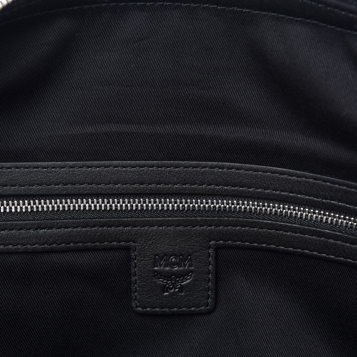 MCM Visetos Surf The Web Large Crossbody Black 5 of 8