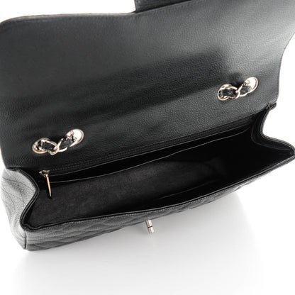 Chanel Caviar Quilted Jumbo Single Flap Black 5 of 8
