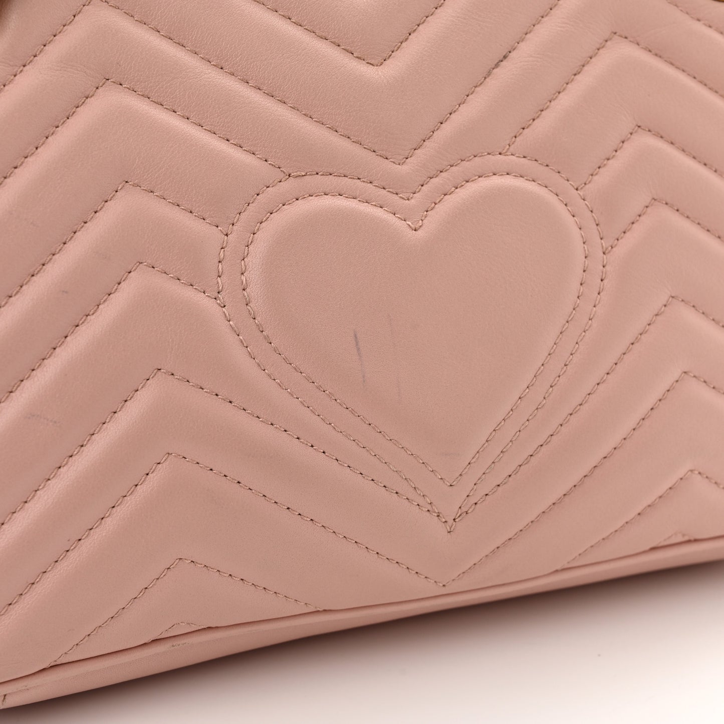 Calfskin Matelasse Small GG Marmont Shoulder Bag Perfect Pink