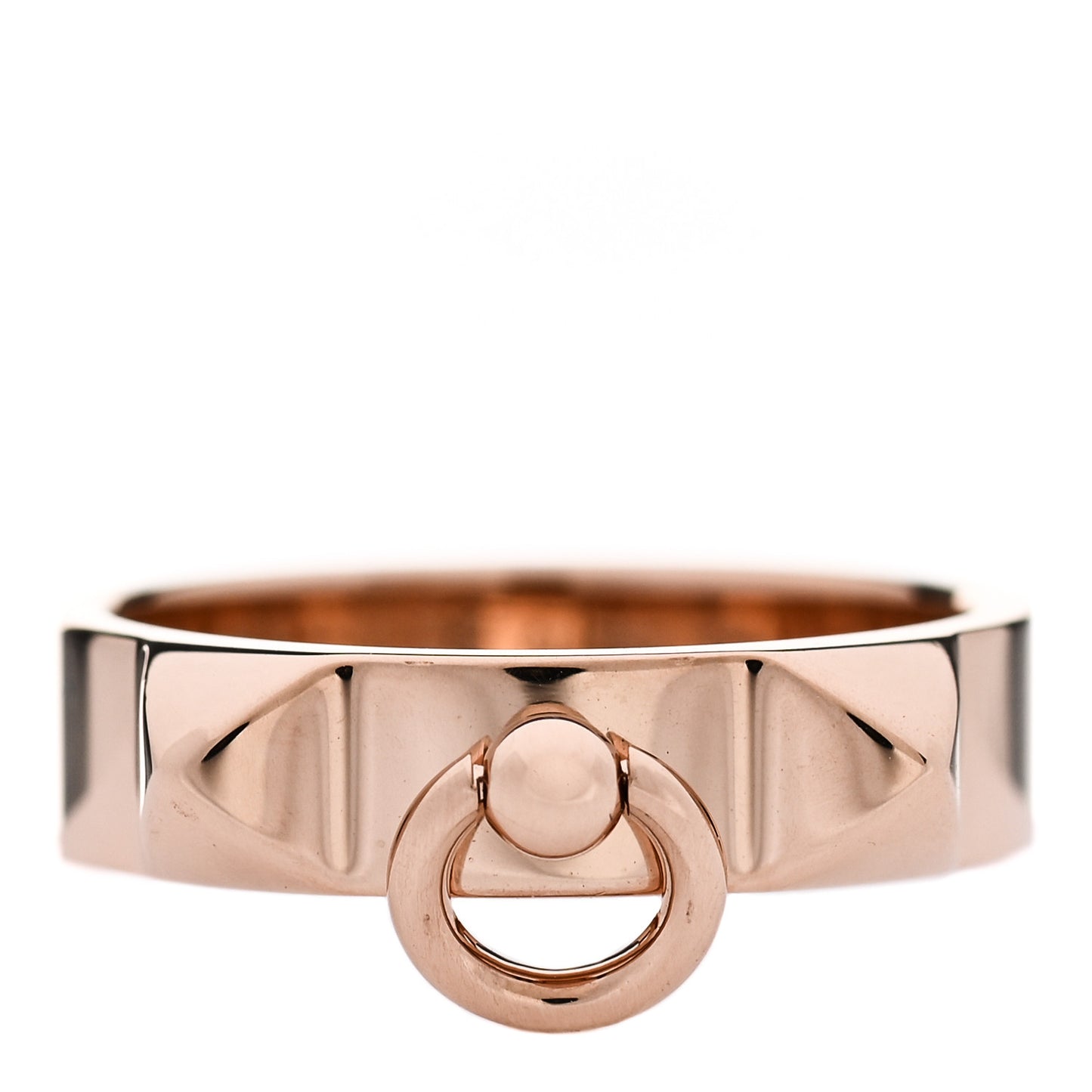 18K Rose Gold PM Collier De Chien Ring 55 7.25