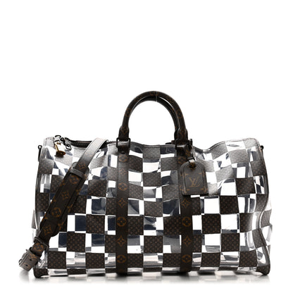 Louis Vuitton PVC Monogram Chess Keepall Bandouliere 50 1 of 11