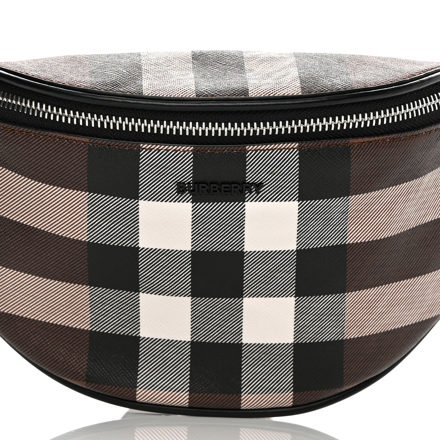 Burberry E-canvas Check Bum Bag Dark Birch Brown 10 of 12