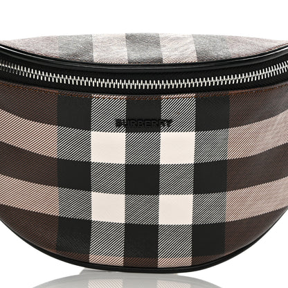 Burberry E-canvas Check Bum Bag Dark Birch Brown 10 of 12