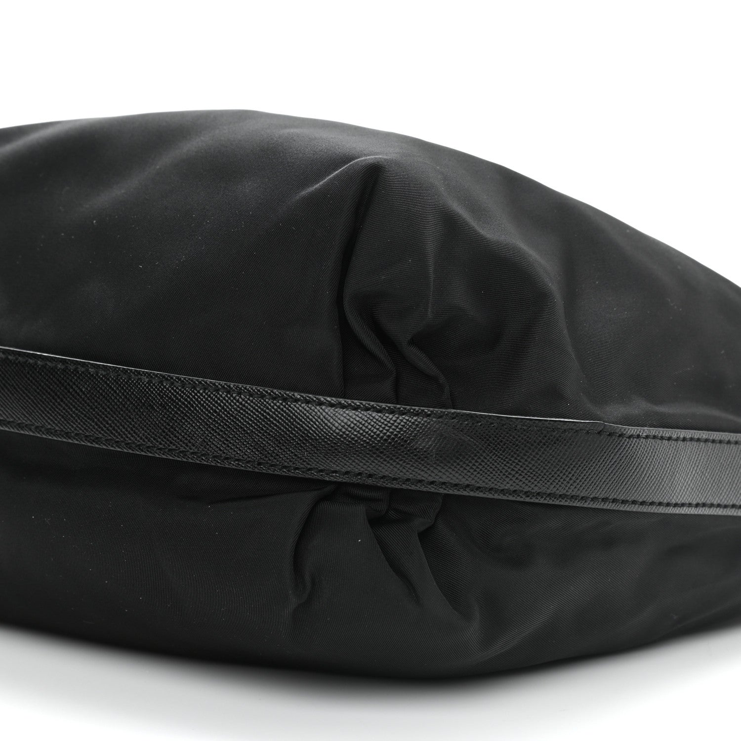 Prada Tessuto Nylon Saffiano Sacca Shoulder Bag Black 10 of 10